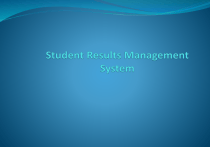 Student Result Management System Project Report