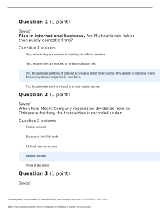 Question FIN 640 Quiz 1   Attempt 1   Fall 2022.docx