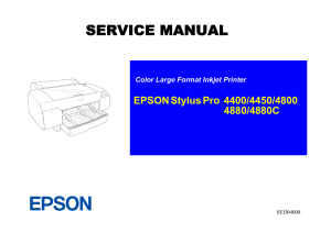 stylus pro 4880 Service Manual