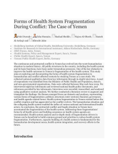 Forms of Health System Fragmentation During Conflict