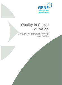 Quality In Global Education