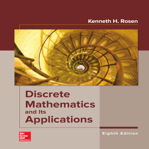 Discrete Mathematics and Its Applications - 8e (Kenneth Rosen) 