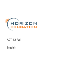 practice ACT fall 2022