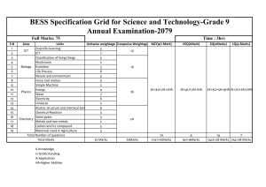 Sciece Grid -3rd term and Annual term