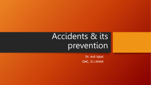 Accidents & its prevention