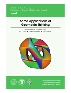 Applications of Geometric Thinking