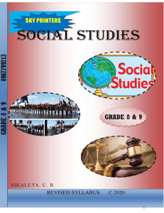 SOCIAL STUDIES PAMPHLET