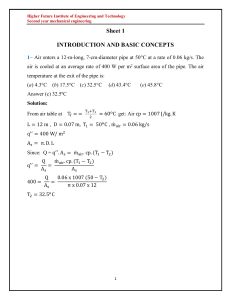 Sheet 1 and Solution