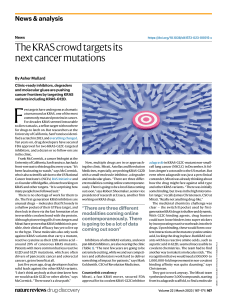 The KRAS crowd targets its next cancer mutations
