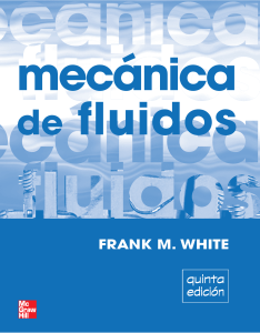 Mecánica de fluidos - 5a Edición - Frank M. White