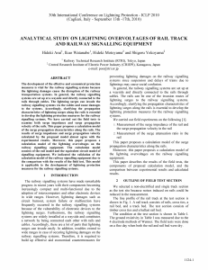 Lightning Overvoltages on Rail Tracks: Analytical Study