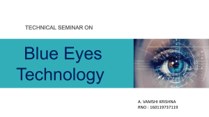 Technical Seminar(blue Eye)