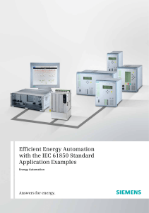 IEC 61850 Energy Automation Application Examples