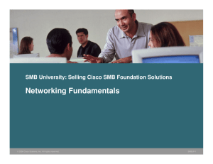 SMB University 120307 Networking Fundamentals