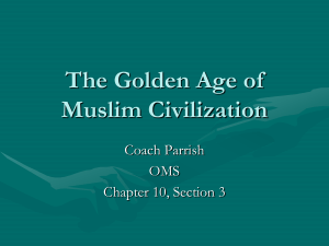 10.3, Golden Age of Muslims