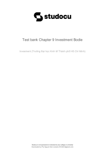 investment test-bank-chapter-9-investment-bodie