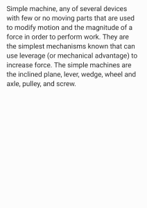 Simple machines definition 