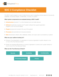 SOC 2 Compliance Checklist