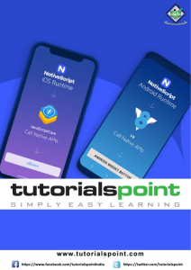 nativescript tutorial