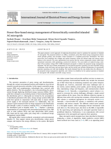 Power-Flow Energy Management in Islanded AC Microgrids