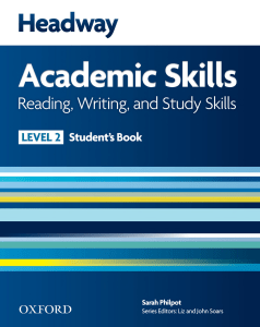 Headway Academic Skills 2. Reading, Writing, and Study Skills. Student's Book ( PDFDrive )