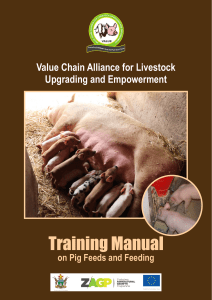Pig Feeds and Feeding Training Manual ZAGP VALUE