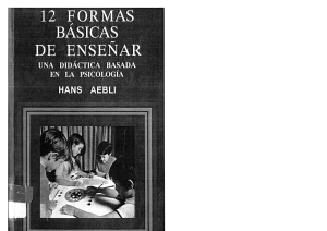 12 Formas Básicas de Enseñar: Didáctica y Psicología