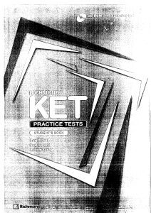 Richmond - KET Practice Tests Student s Book