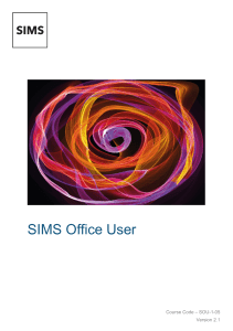 SIMS Office User1-v2.1