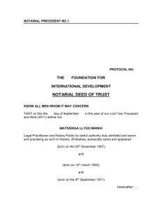 Notarial Practice Precedents-1