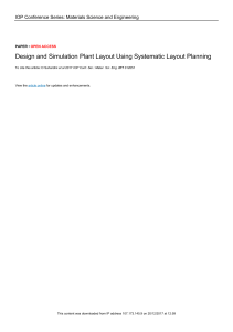 2 Design and Simulation Plant Layout Using Systemati