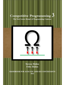 Steven Halim, Felix Halim - Competitive Programming 3  The New Lower Bound of Programming Contests-Lulu.com (2013)