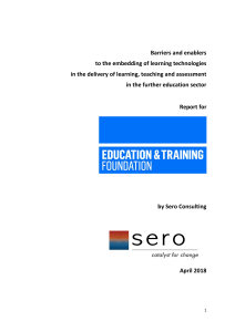 Barriers-Enablers Report-digital learning