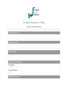Activity-Template -Project-Charter