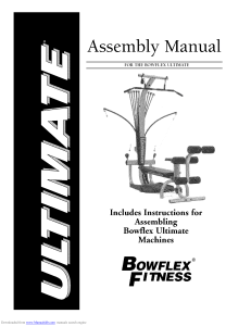 bowflex ultimate machines