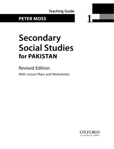 Secondary Social Studies for Pakistan