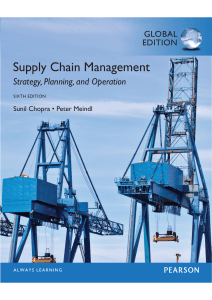 Boek SCM Chopra 6th Global edition (1)