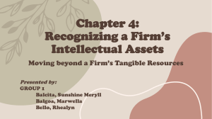 A076-TTh-Group-1Chapter-4-Recognizing-a-Firms-Intellectual-Assets