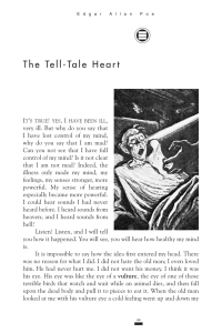 The Tell Tale Heart Text with questions