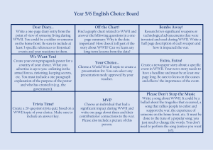 Year 5 and 6 English Choice Board