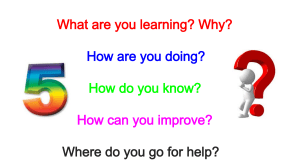 5 questions on learning