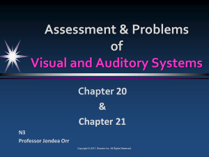 Chapter 20 Assessment of Visual & Auditory System - Student-2