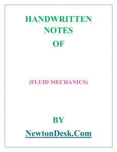 Fluid-Mechanics-Study-Notes