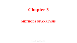 Chapter 3 Methods of Analysis 3(05 01 23)