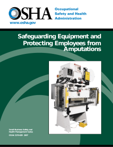 OSHA 3170-02R 2007 (Safeguarding Equipment and Protecting Employees from Amputations)
