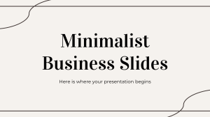 Minimalist Business Slides XL by Slidesgo