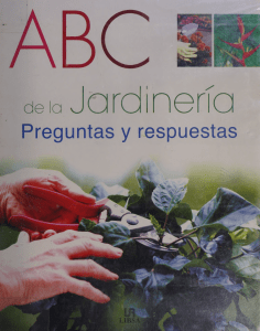 ABC de la jardinería  preguntas y respuestas nodrm