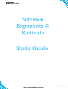 map-math-exponents-radicals-study-guide