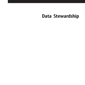 David Plotkin - Data Stewardship  An Actionable Guide to Effective Data Management and Data Governance (2020, Academic Press) - libgen.li