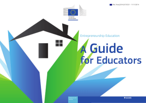 Guide Entrepreneurship Education 2014 EN